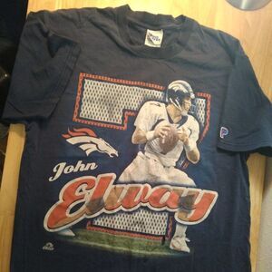 Vintage 90s Pro Player John Elway Denver Broncos T-Shirt